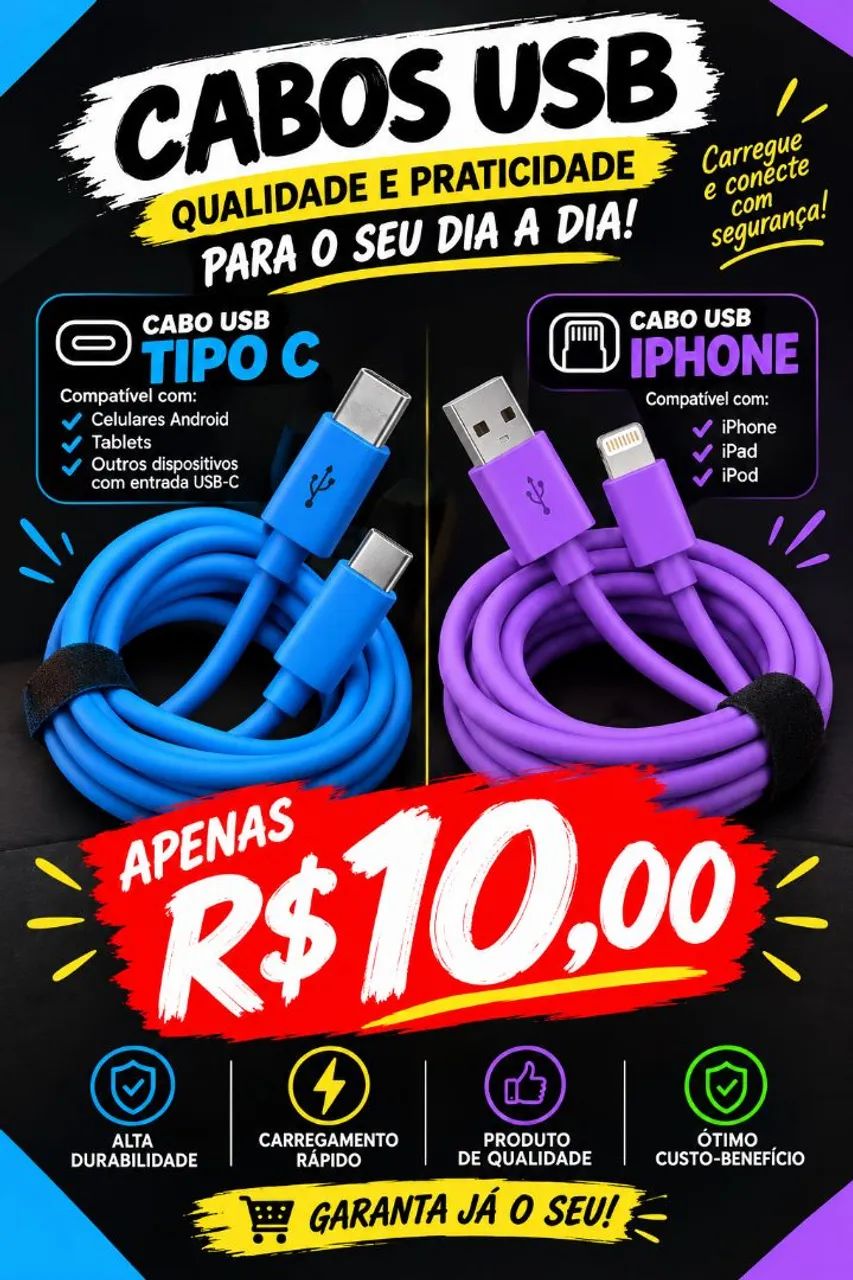 Cabos para celular 