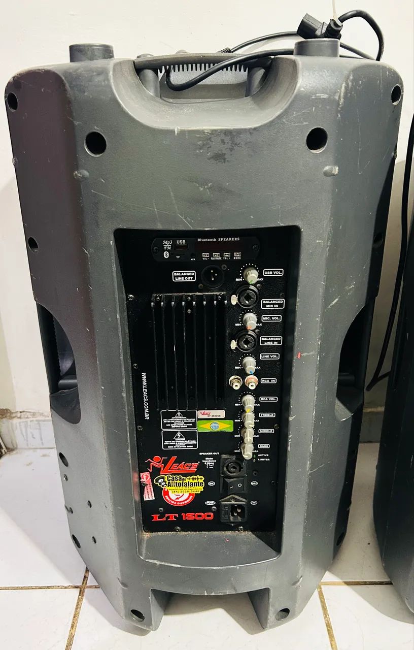 Caixas ativas Leacs 15 polegadas 400W - Foto 2