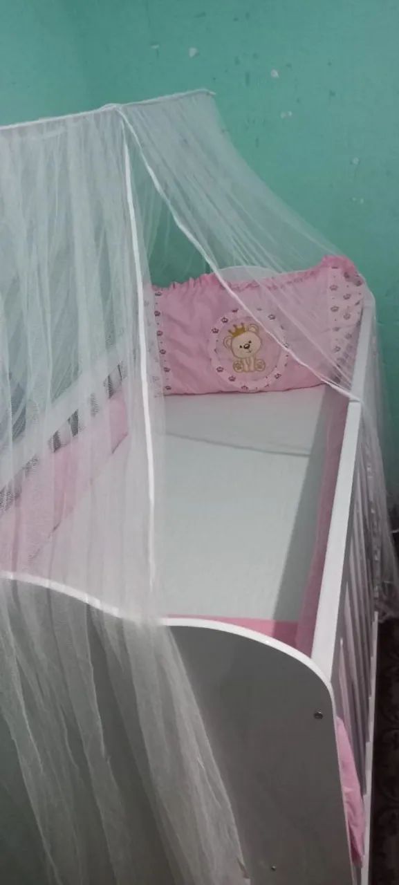 Ber ço 2 em 1 (cama e berço) - Foto 2