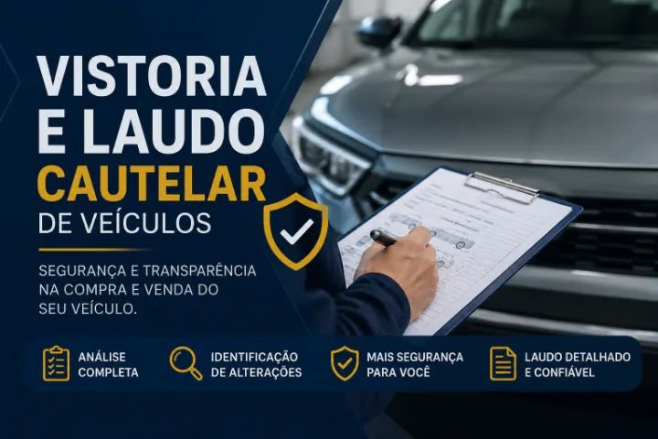 Laudo Cautelar e Vistoria em Veículos