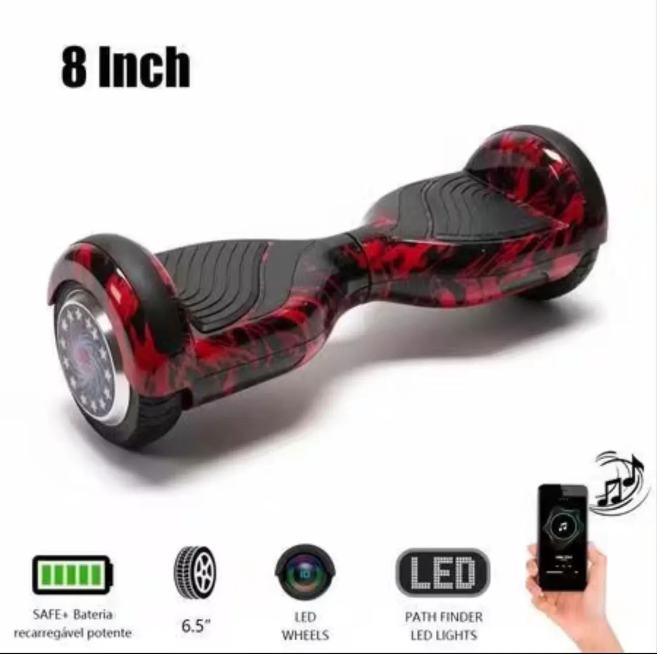 Hoverboard 8 polegadas  - Foto 3