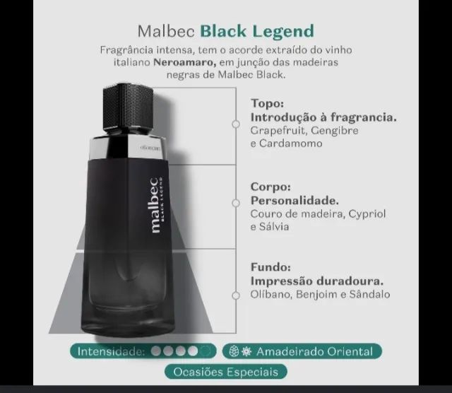 Perfume Malbec Black masculino 