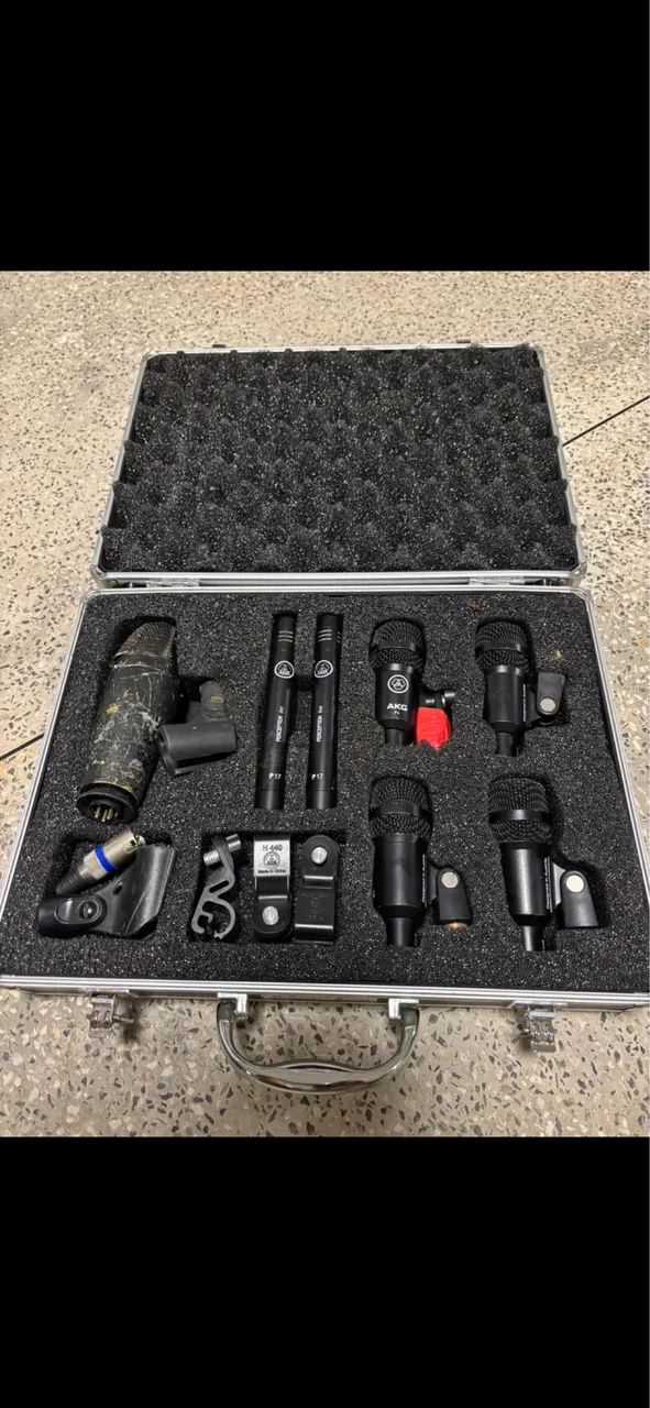 Kit microfones bateria AKG - Foto 2