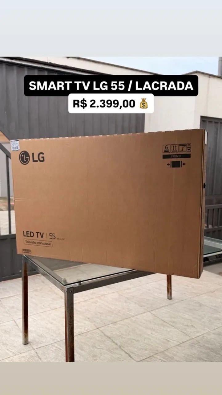 Smart tv LG 55 polegadas( LACRADA com nota fiscal) 