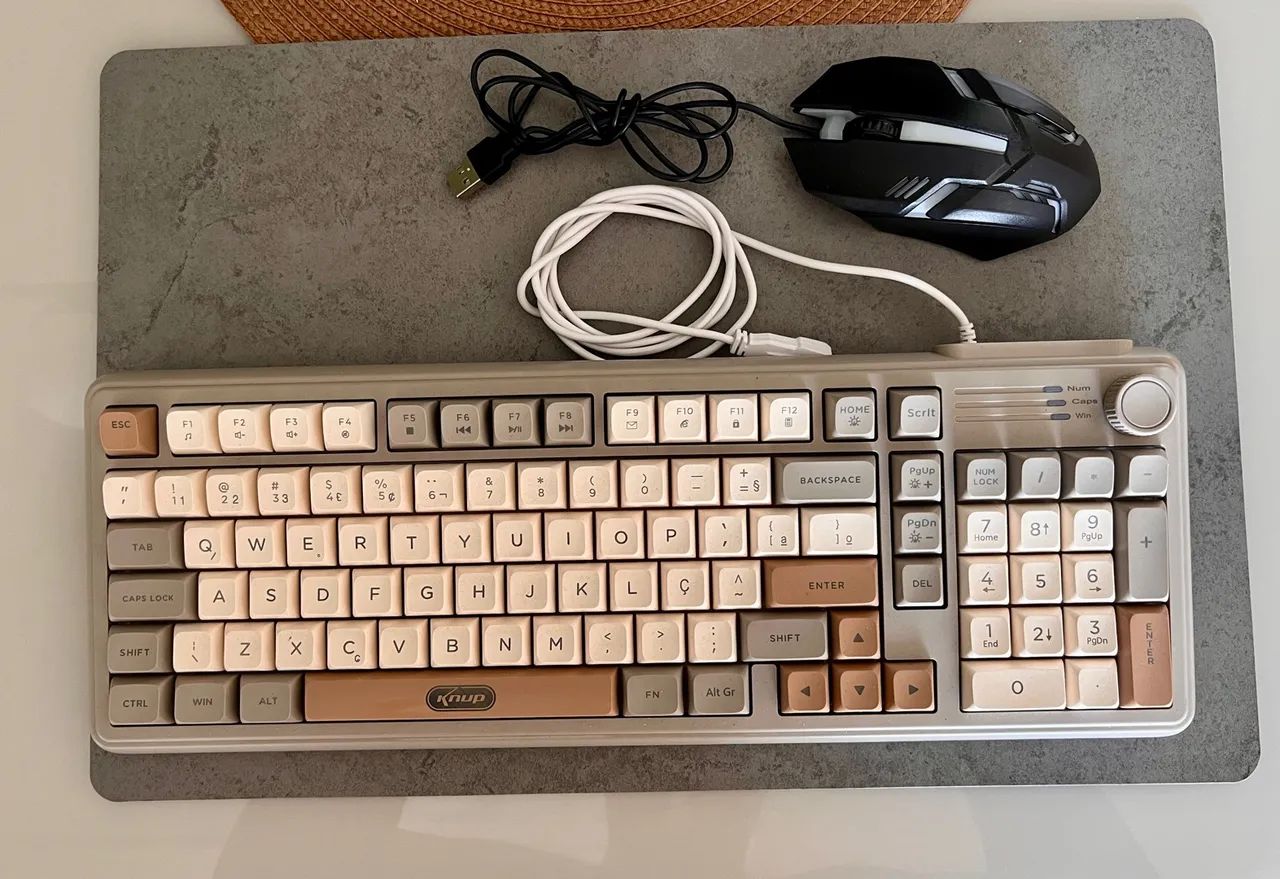 Kit Teclado e Mouse Gamer c/ RGB - Foto 2