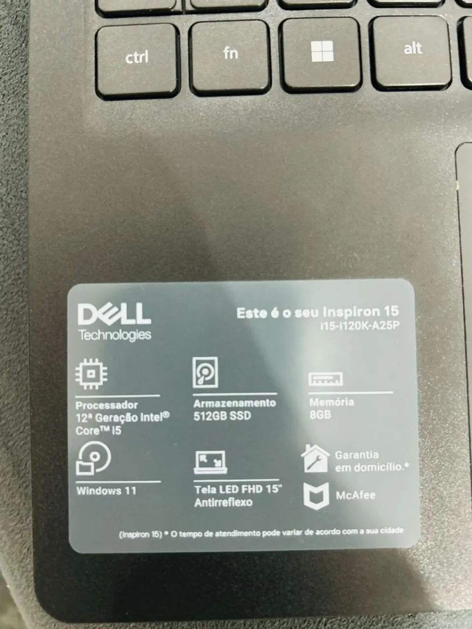 Vendo Notebook Dell Inspiron 15  - Foto 3