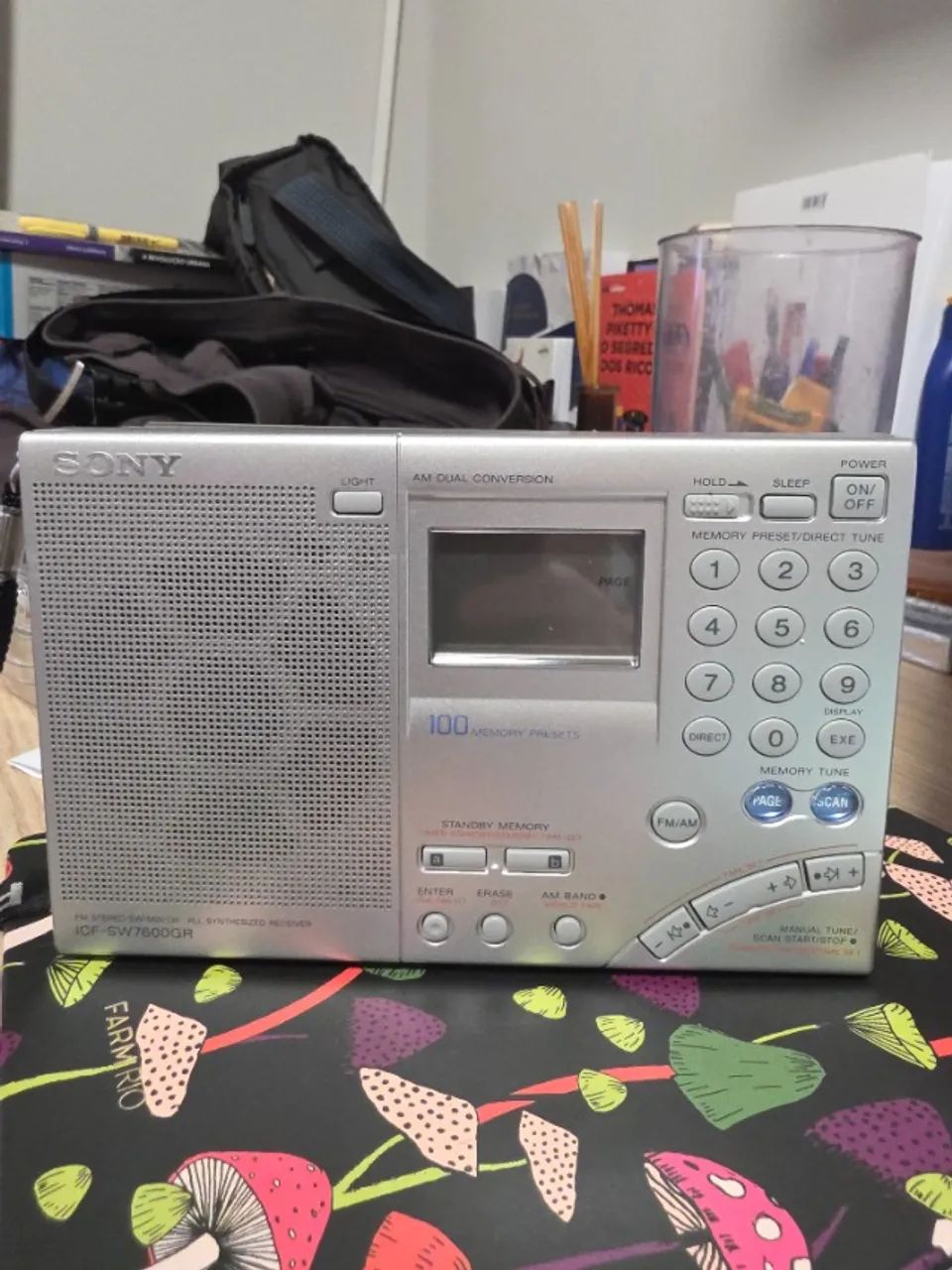 Sony Icf-sw7600gr Rádio Am/fm/sw Portátil - Made In Japan (Usado