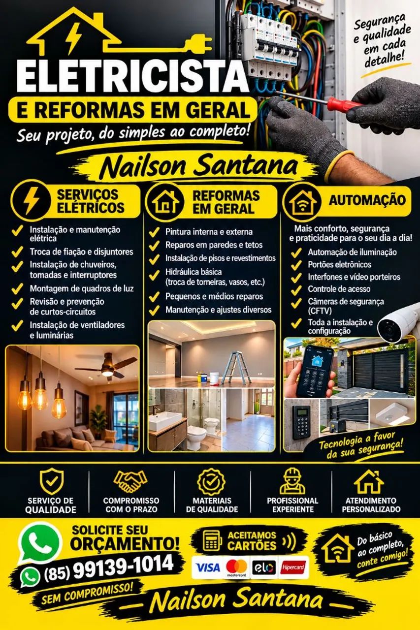 Reformas e limpeza em geral