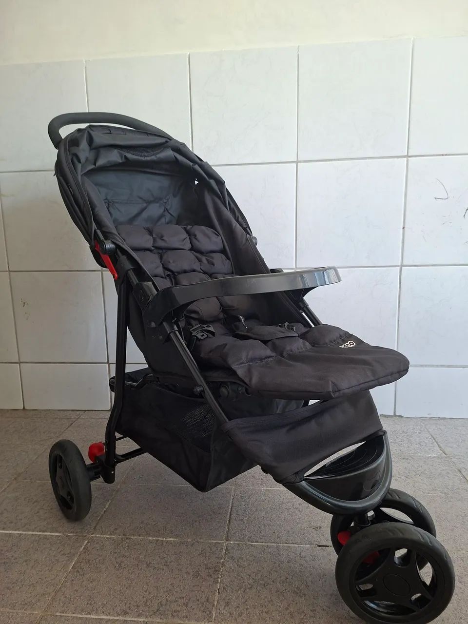 CARRINHO DE BEBÊ COSCO TOFFY, PRETO - Foto 4