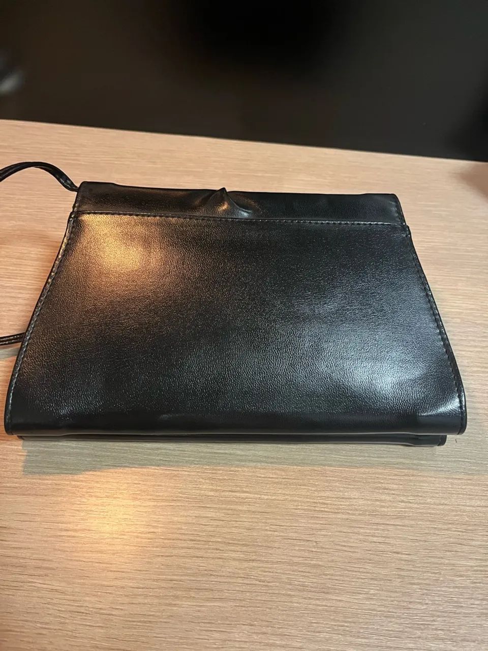 Bolsa em Couro Preta 