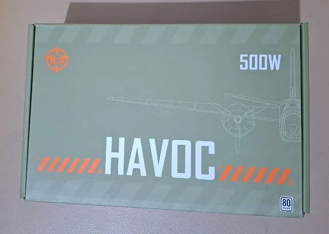 Fonte 500W 80 plus HAVOC - NOVA | não é ddr5 am5 ddr4 am4 Fonte 500W