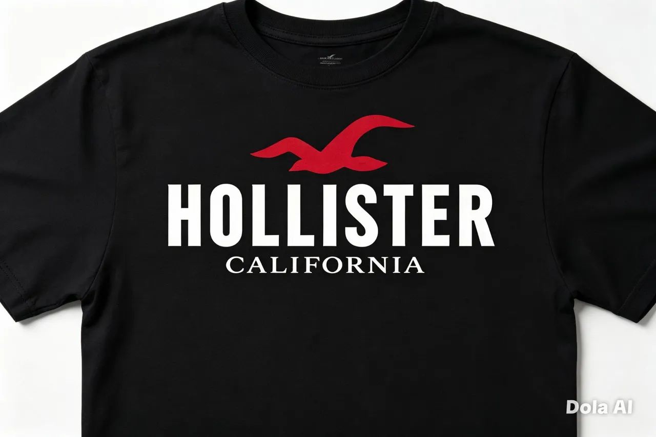 Camiseta masculina preta e vermelha 