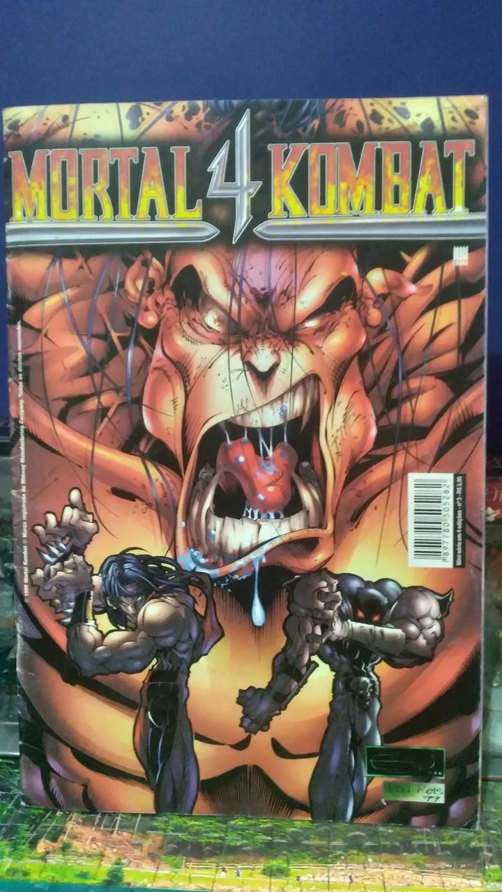 Hq Mini-serie Mortal kombat 4 editora TRAMA  - Foto 4