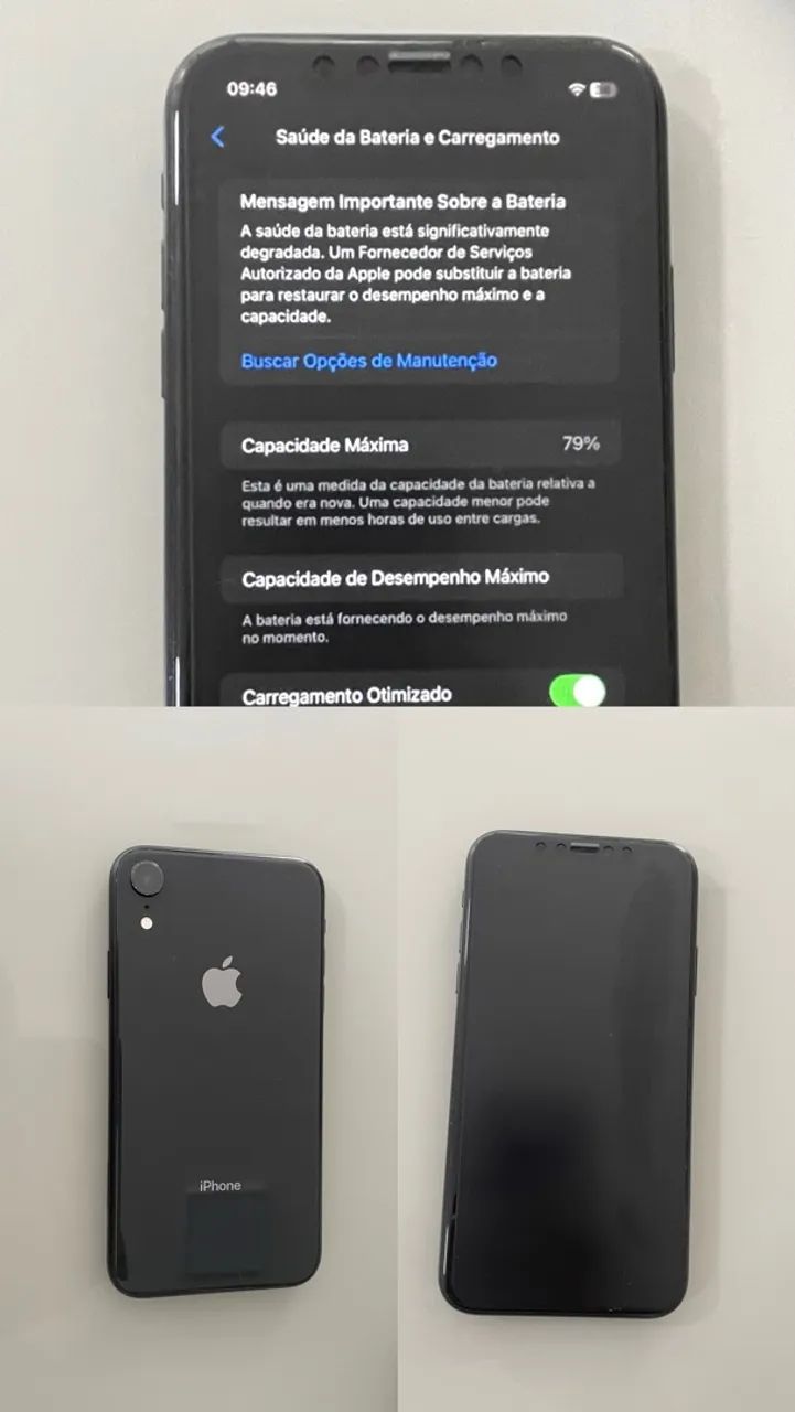 ? iPhone XR 128GB Preto ? R$ 650