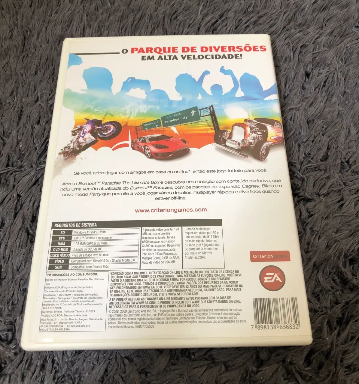 Jogo Burnout Paradise - The Ultimate Box Para Pc - Foto 2