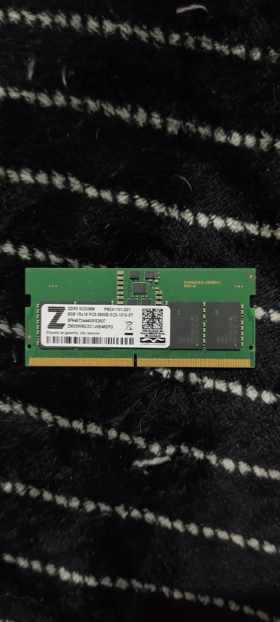 Memória RAM DDR5 5600HZ NOTEBOOK 