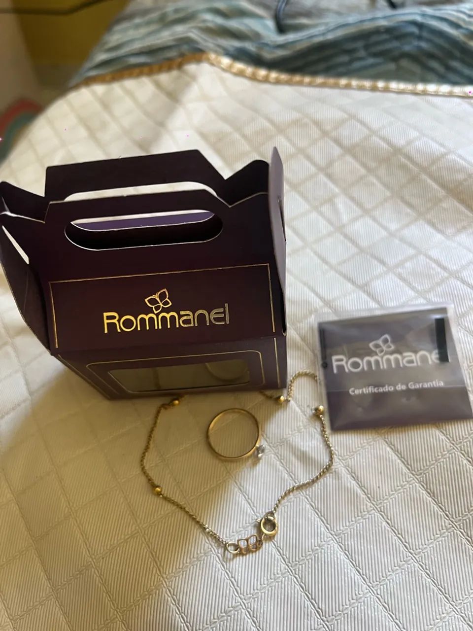 Anel n14 e tornozeleira Rommanel 