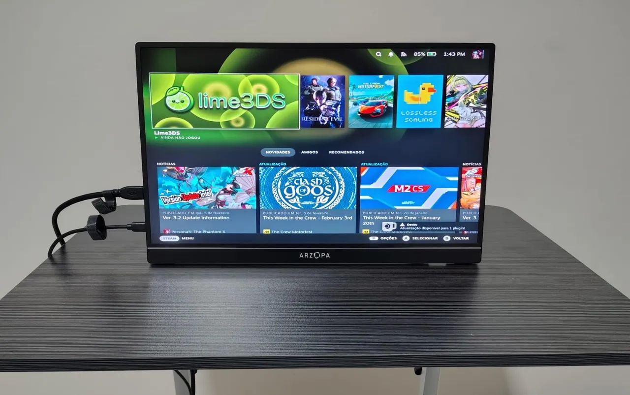 Monitor Portátil Gamer Arzopa Z1C 16