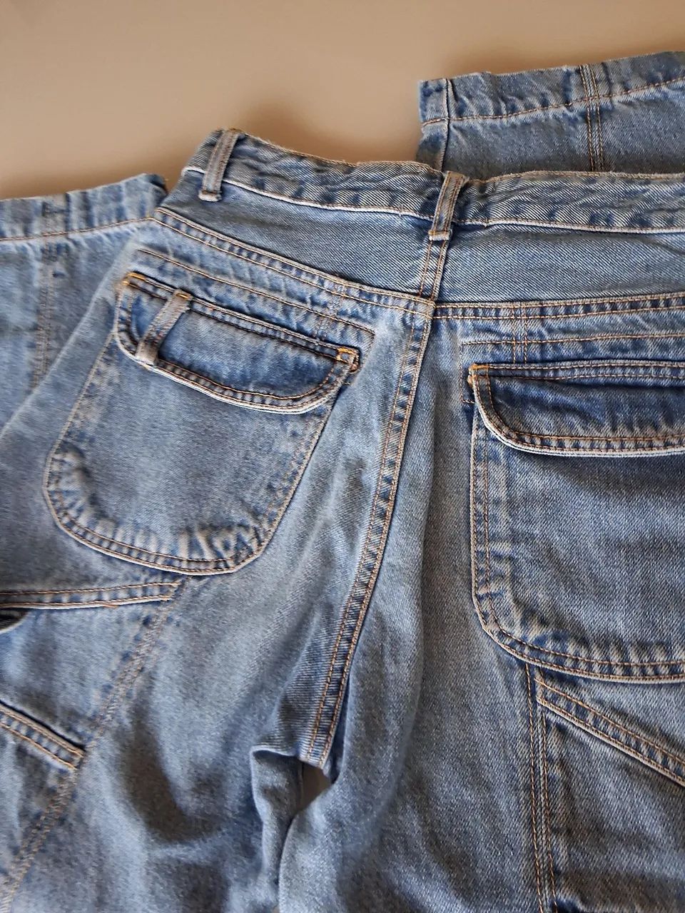 Calça jeans feminina cargo - framed  - Foto 3