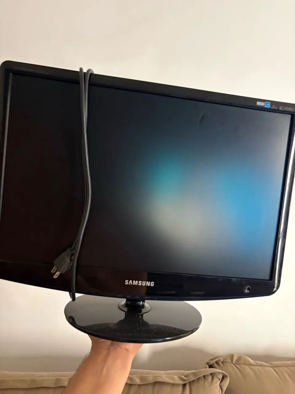 Monitor Samsung e teclado hp
