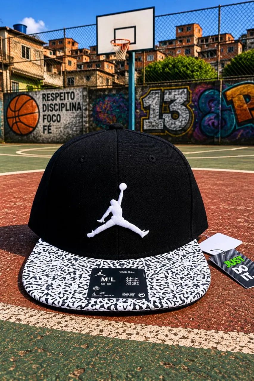 Boné linha Premium Aba reta basquete - Foto 3