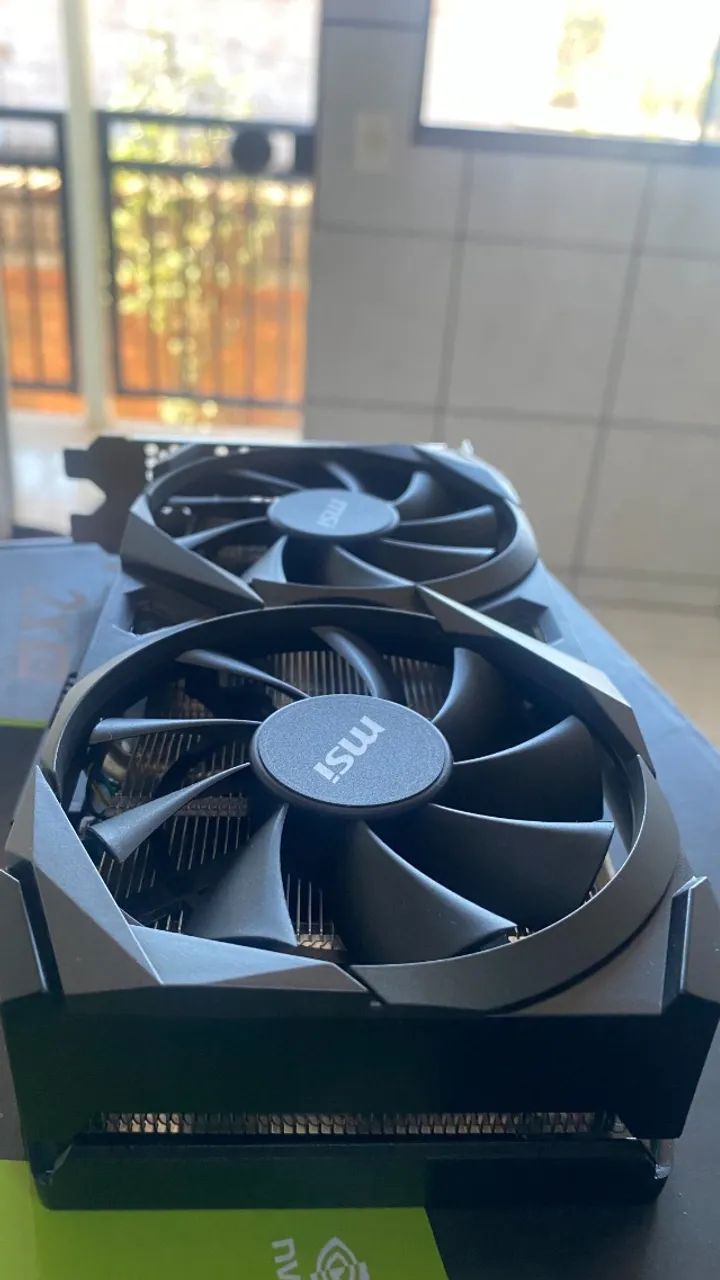 Placa de vídeo GEFORCE MSI RTX 3050 VENTUS 2X 8GB OC - Foto 2