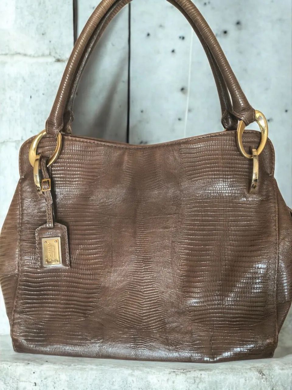 Bolsa marrom vintage