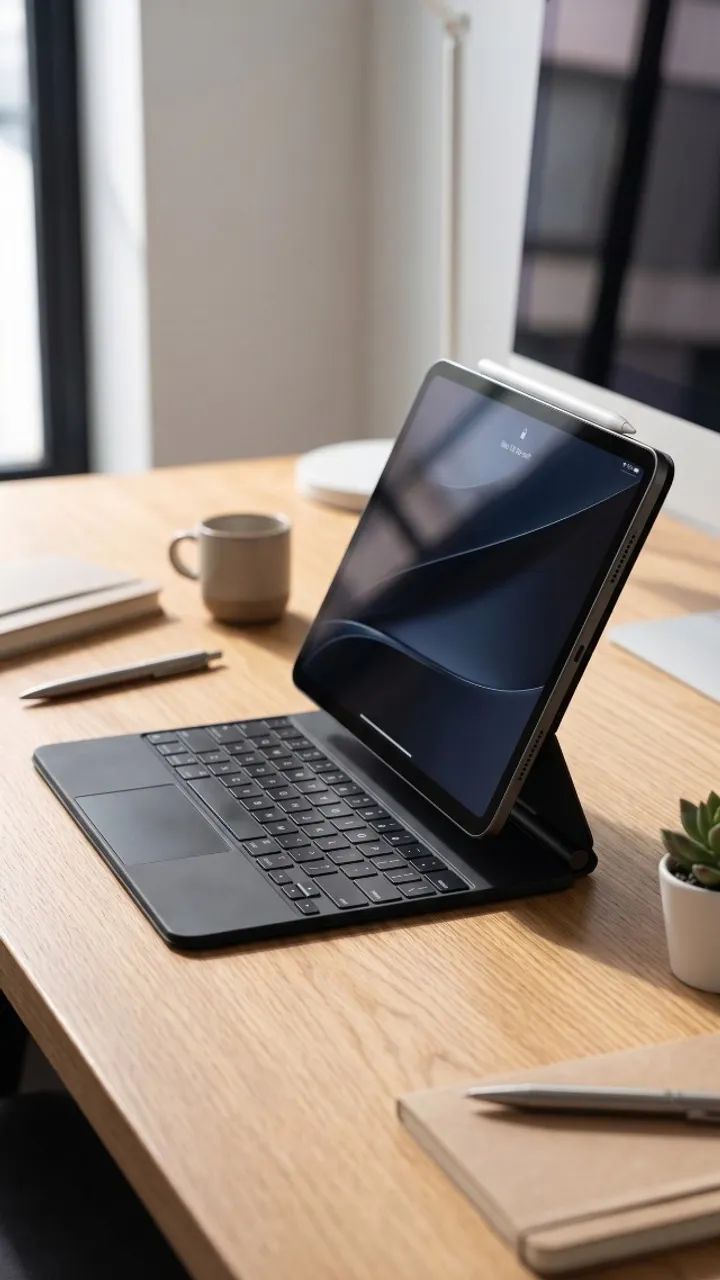 Capa e Teclado Apple Magic Keyboard para iPad Pro 11" (M4) - Inglês (EUA)