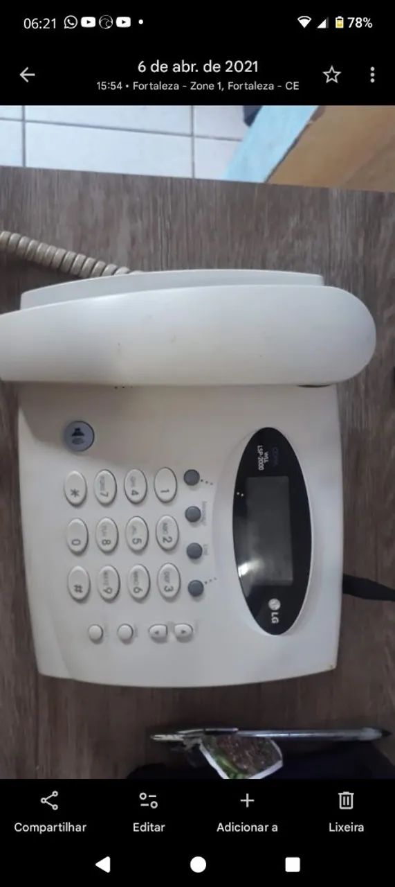 TELEFONE VÉSPER COLECIONADOR 