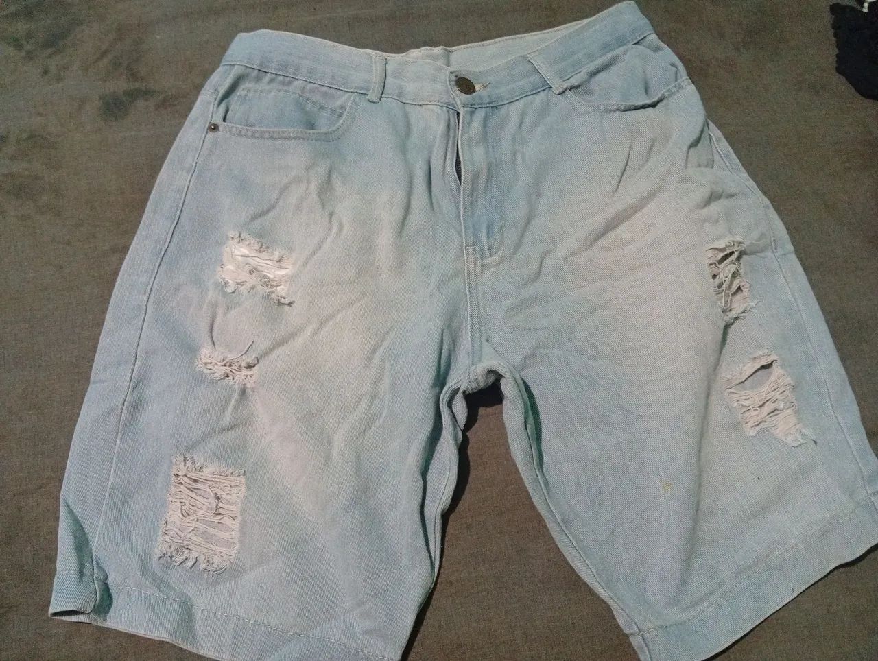 Bermudas masculina jeans - Foto 2