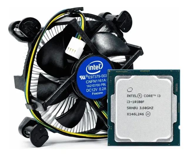 Processador Intel Core I3-10100f 10ª Geração Lga1200 com Cooler - até 4.3 GHz (Parcelo) - Foto 2