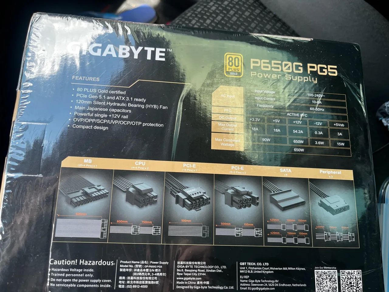 Fonte Gigabyte 650w - certificado ouro - Foto 4