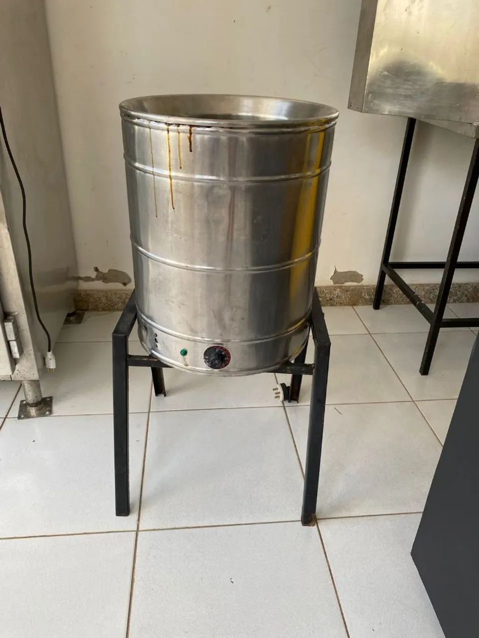 Fritadeira inox (40 litros)