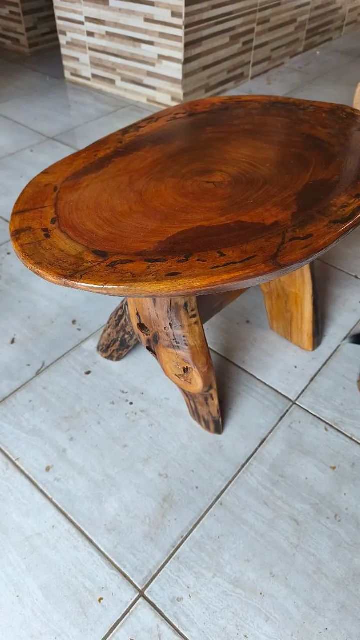 Mesa de centro rústica 