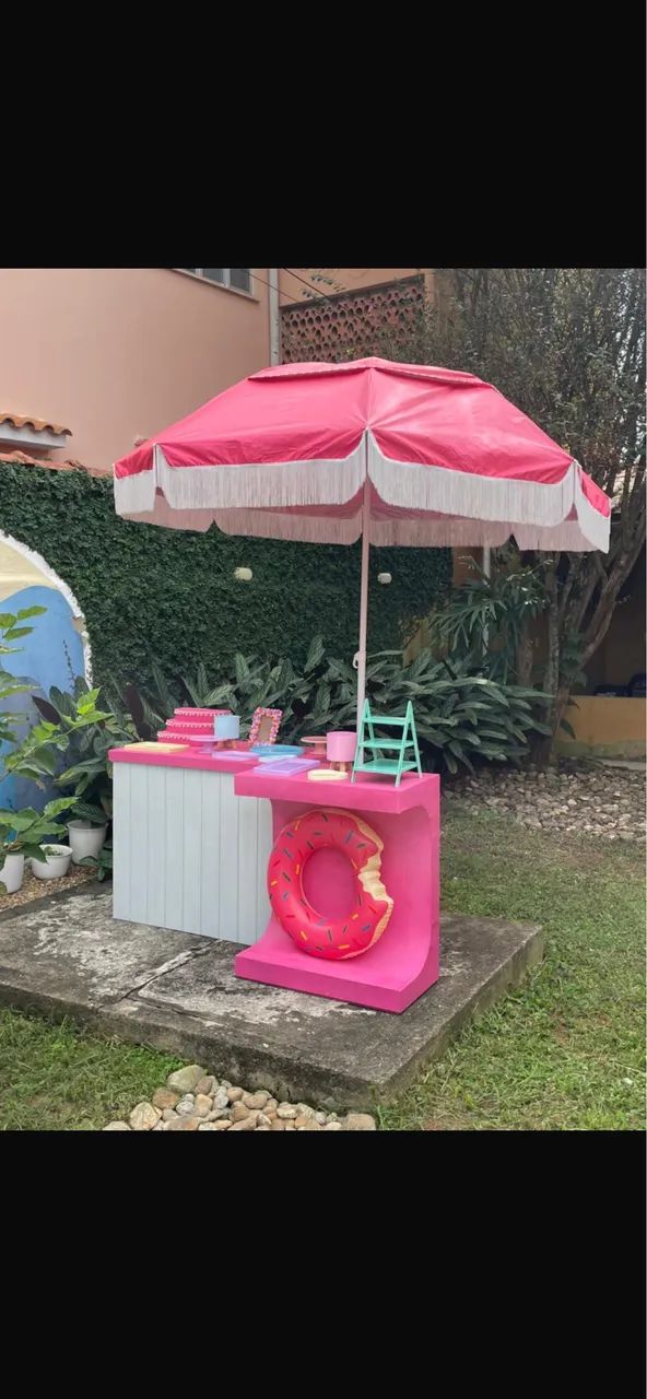 Estande completo para festas, feiras e exposições 