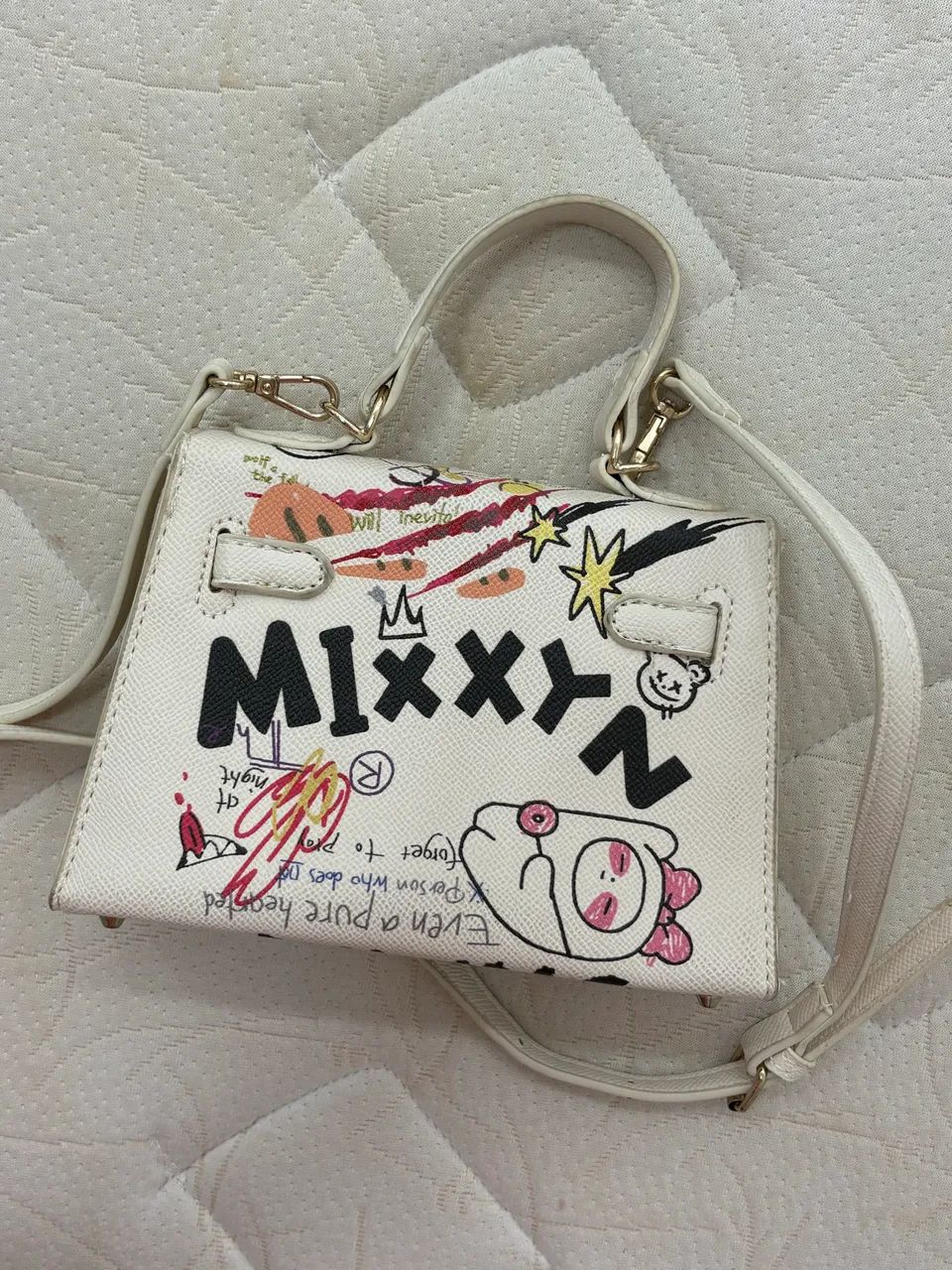 Bolsa de ombro off white - Foto 3