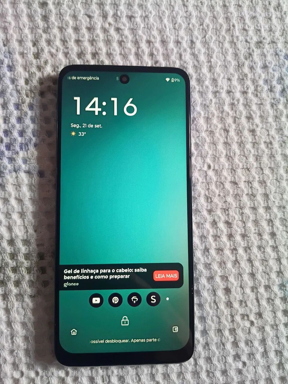 Celular moto g54 256 GB de memória e 8 de Ran