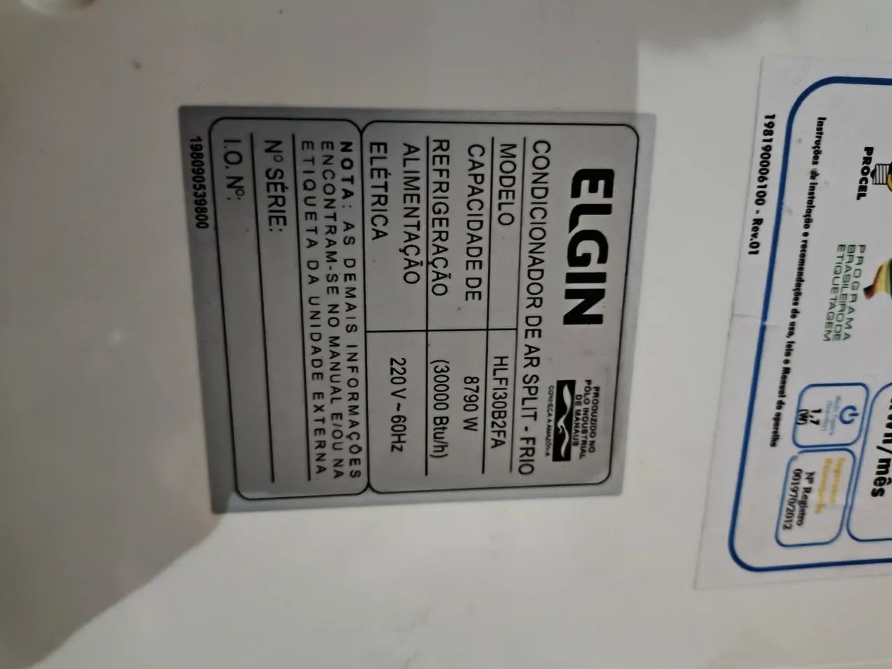 Ar condicionado Split Elgin de 30.000 BTUs  - Foto 3