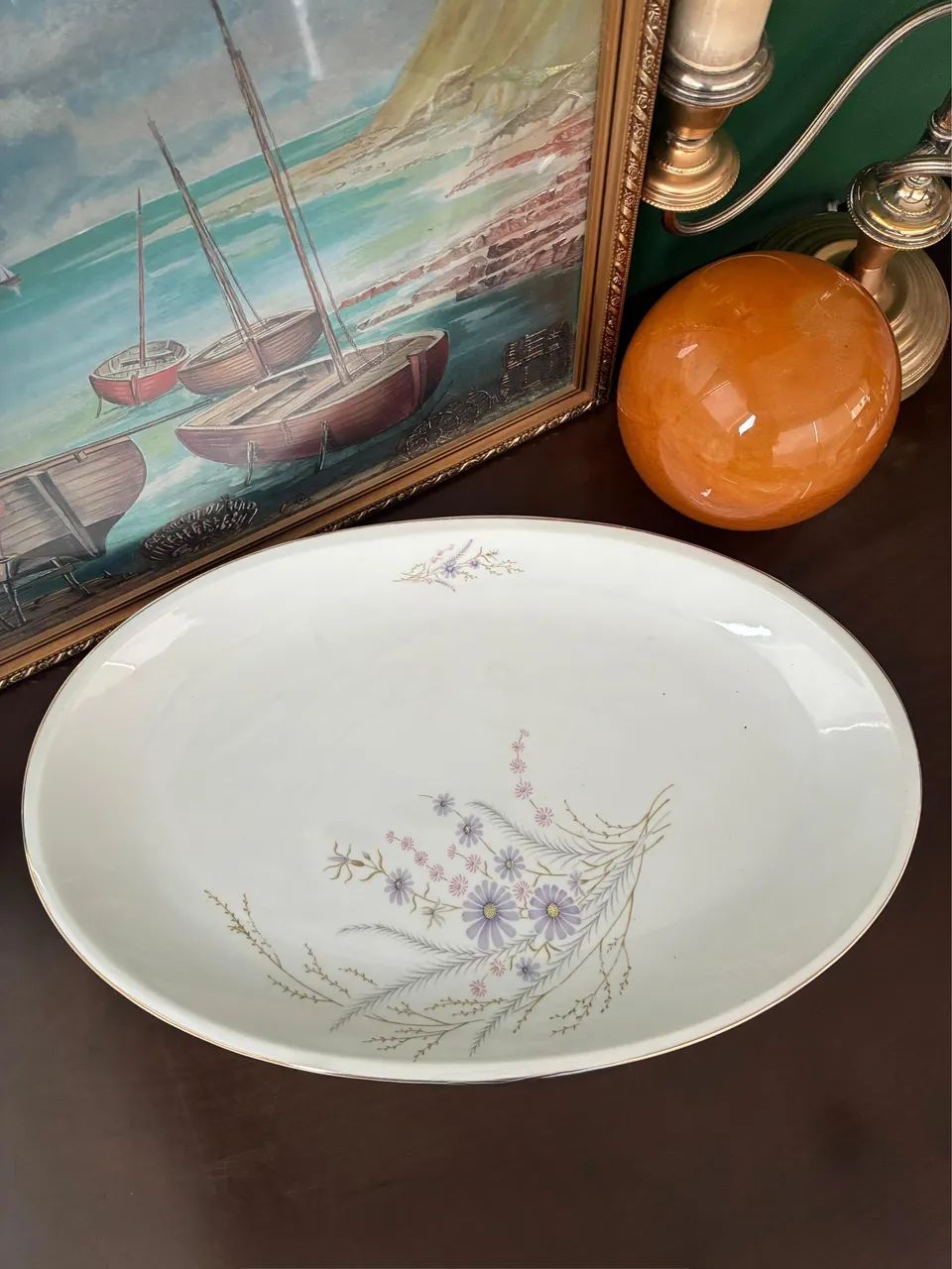 Antiga travessa porcelana Real