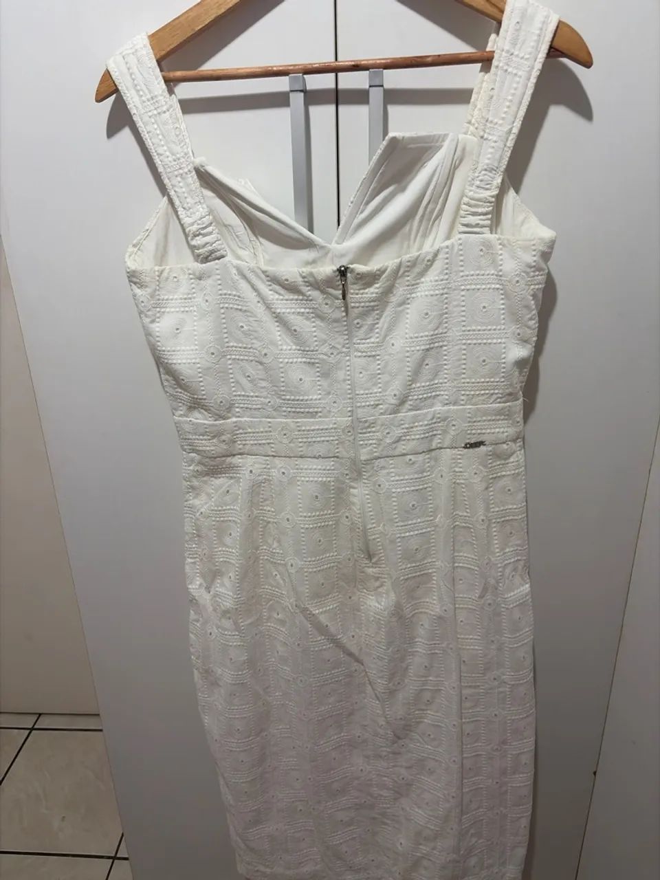 Vestido Branco bordado ingles (lese) DEEP - Foto 2