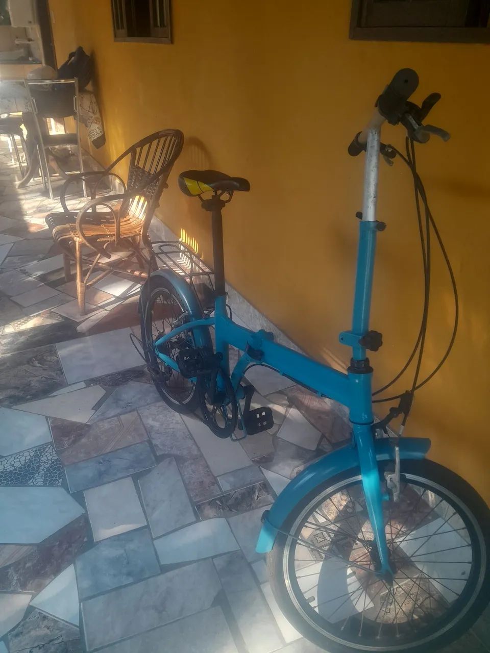 Bicicleta dobravel 7 marchas