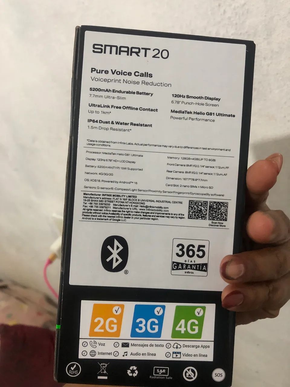 Vendo Celular smart20 infinix 