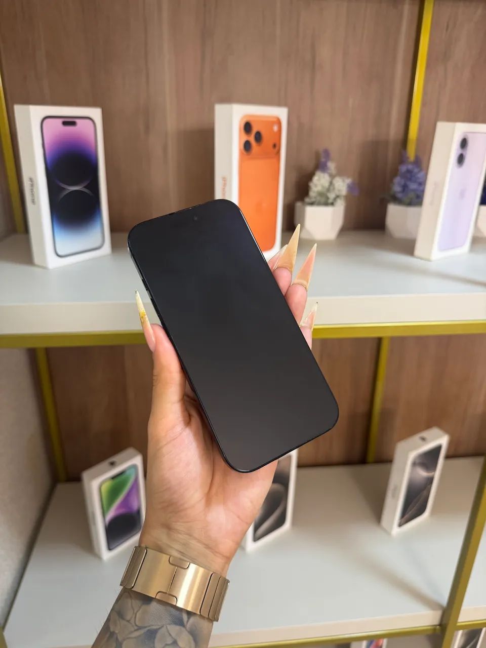 iPhone 16 Pro 256GB Titânio Preto - Foto 4