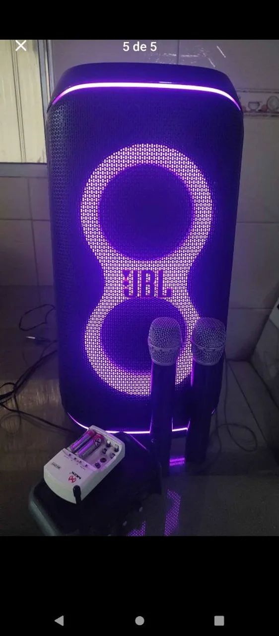 Caixa de som Partybox JBL 120