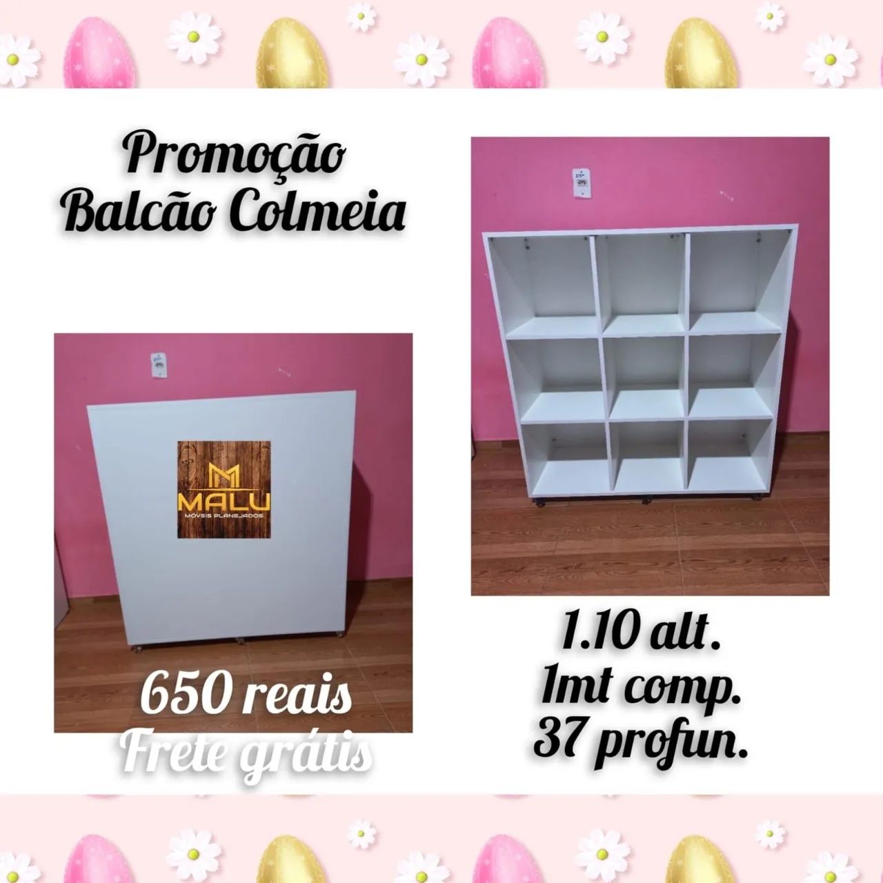 Balcão colmeia 