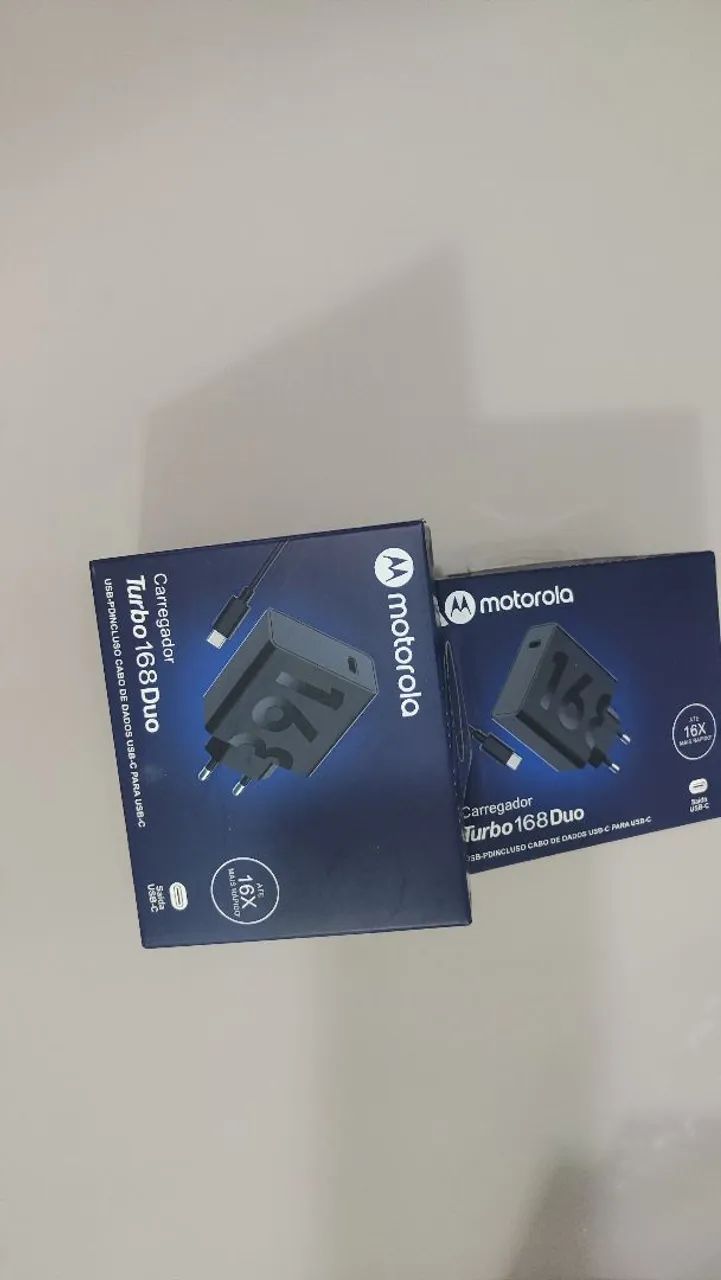 CARREGADOR TURBO MOTOROLA 68W - Foto 2