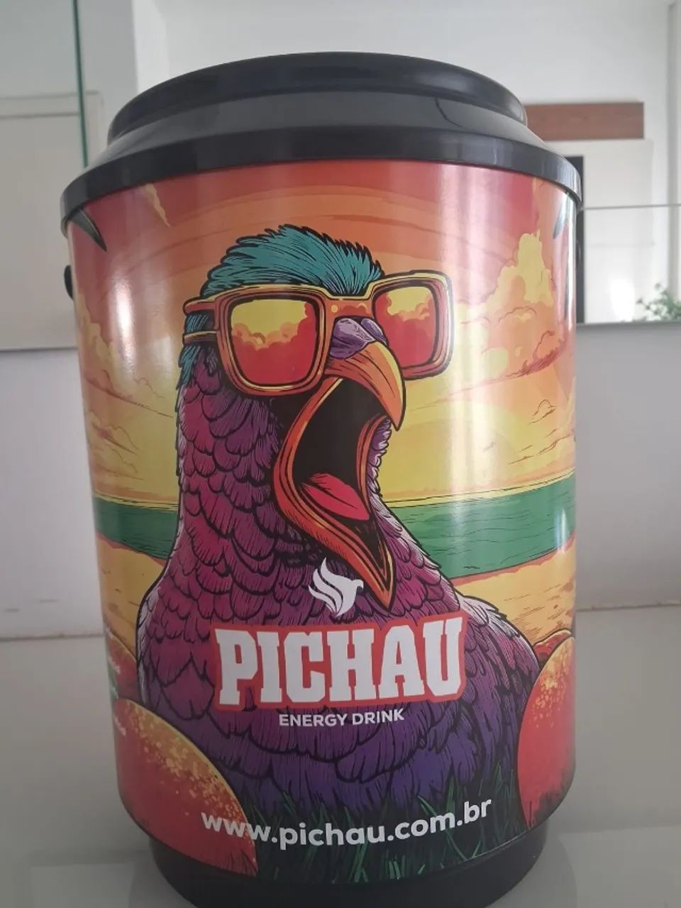 Kit Caixa Térmica Tropical Pichau+ Energéticos 3 Sabores(Original Tropical e Zero) 350ml