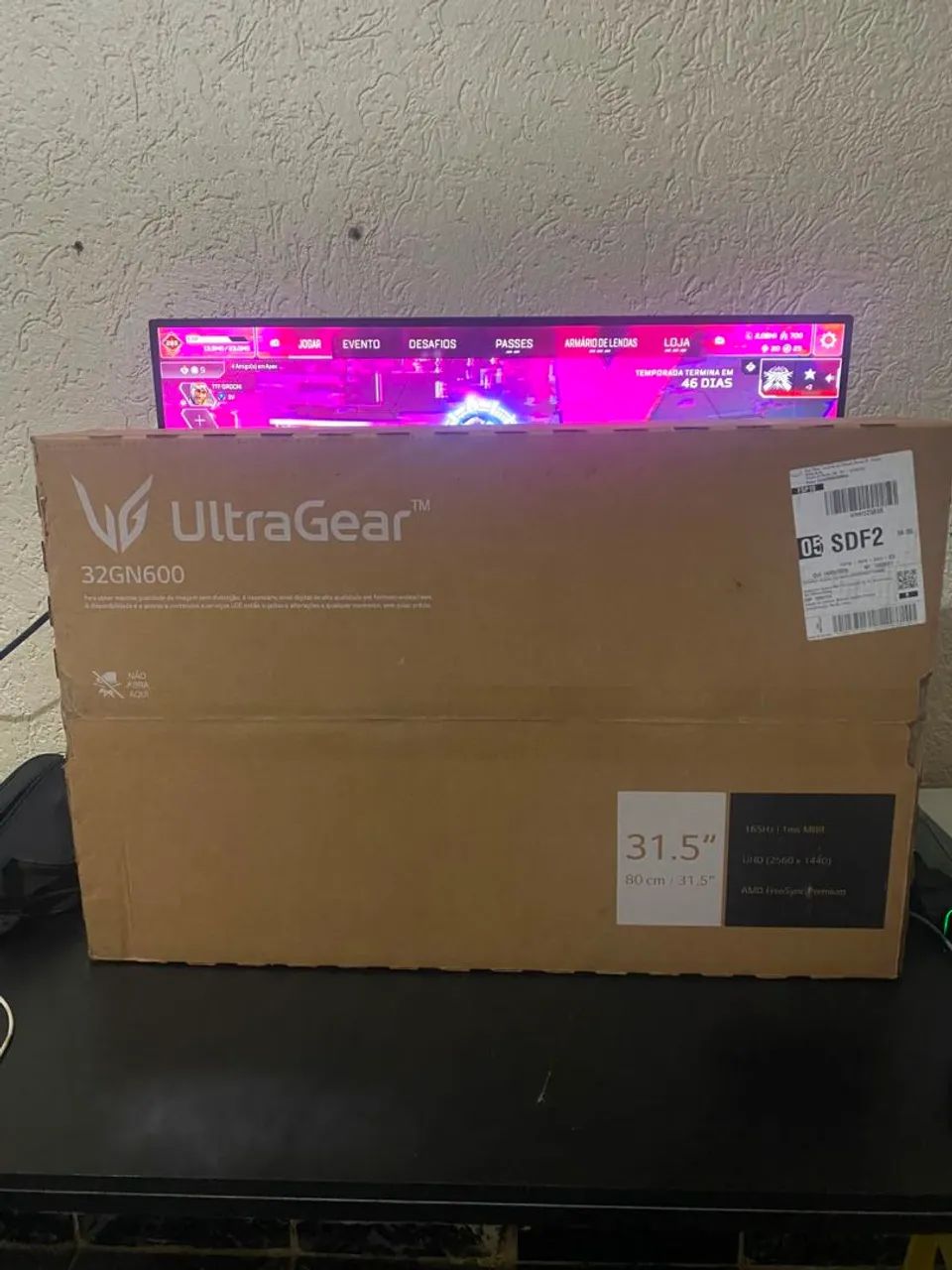Monitor LG ultragear 31.5 165hz QHD  - Foto 2