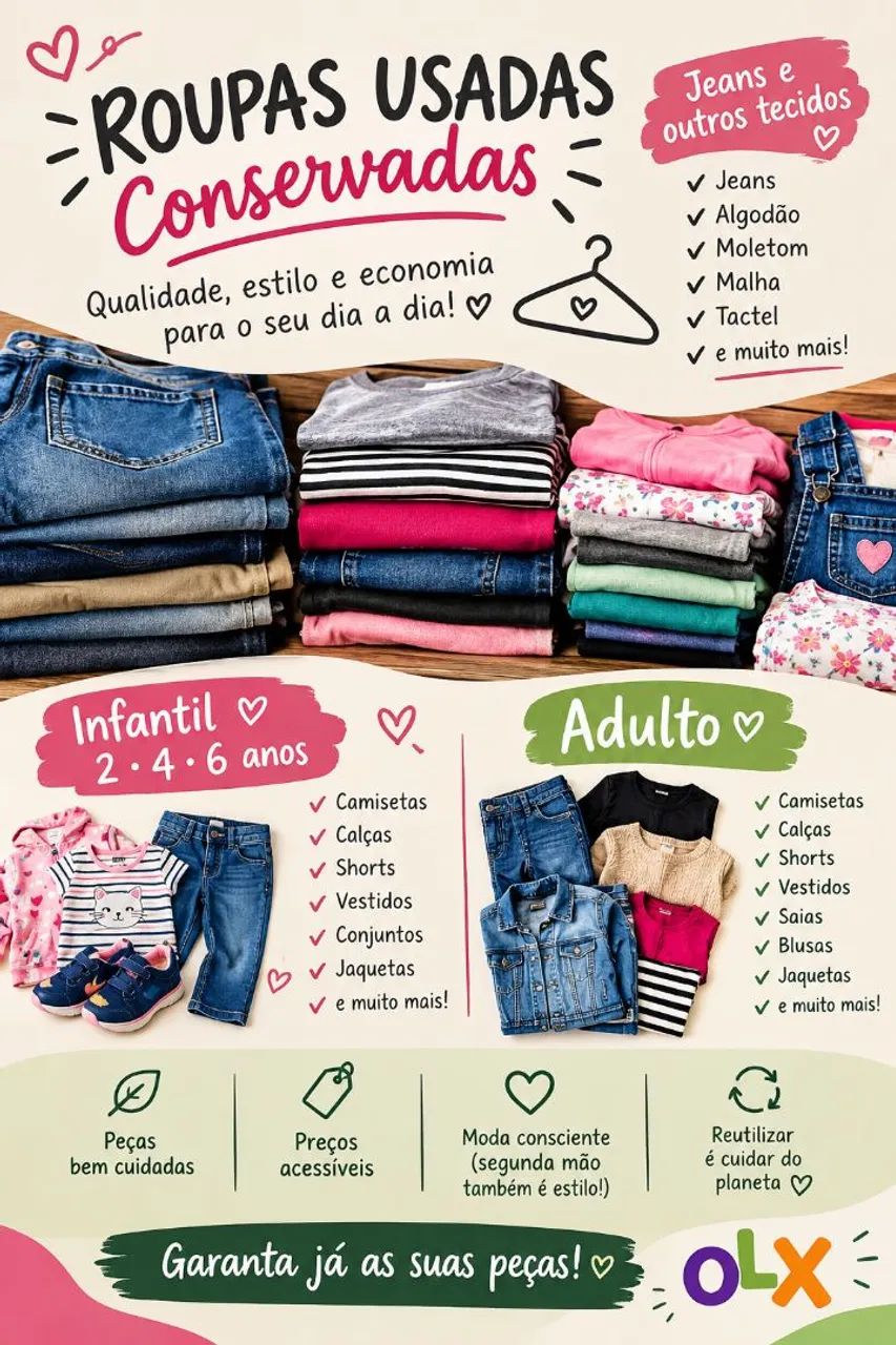 Roupas desapego 