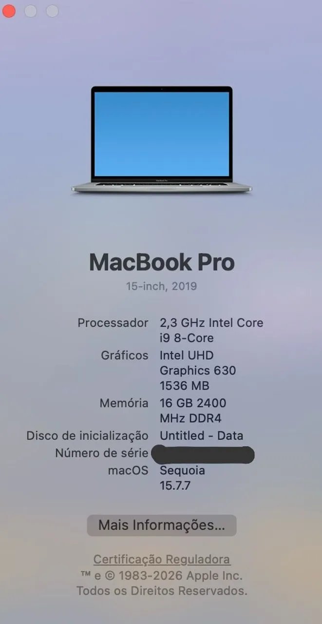 macbook pro 15 i9